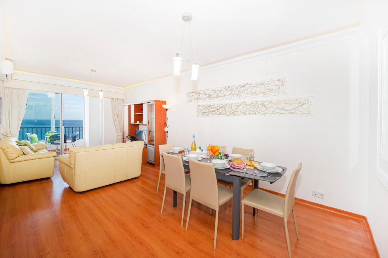 Spinola Bay Top Floor Seafront 3 Bedroom Apartment With Panoramic Sea Views - By Getawaysmalta Saint Julian's Bagian luar foto