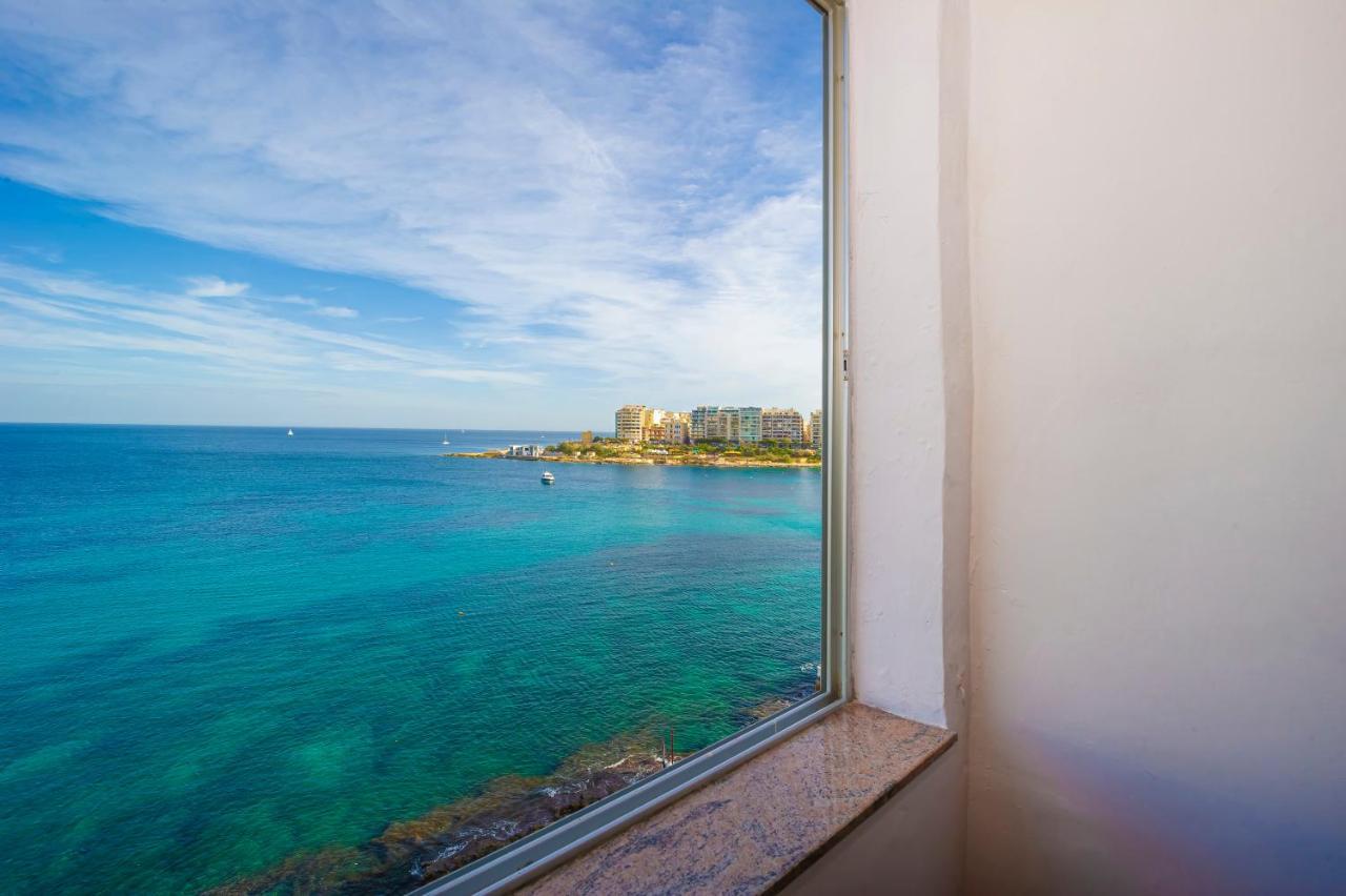 Spinola Bay Top Floor Seafront 3 Bedroom Apartment With Panoramic Sea Views - By Getawaysmalta Saint Julian's Bagian luar foto