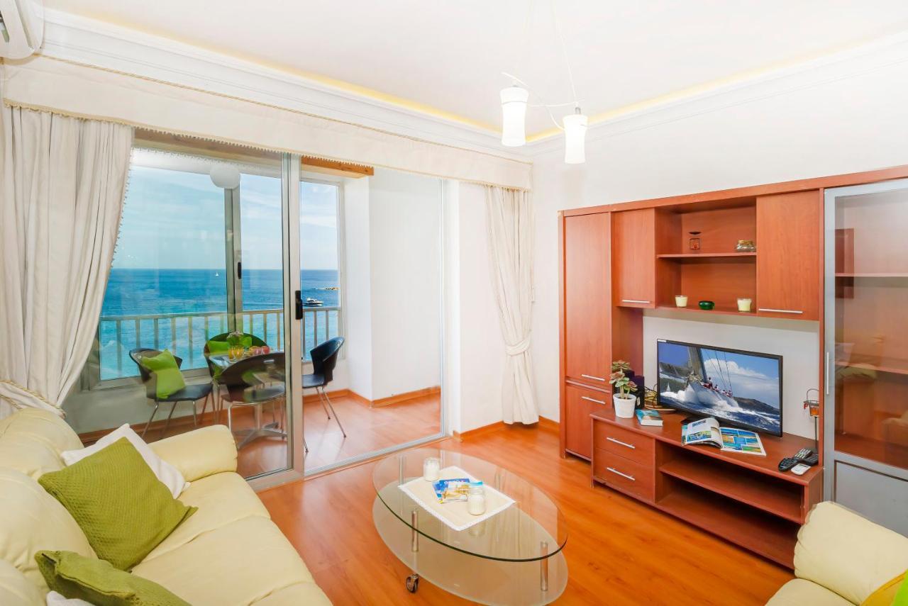 Spinola Bay Top Floor Seafront 3 Bedroom Apartment With Panoramic Sea Views - By Getawaysmalta Saint Julian's Bagian luar foto