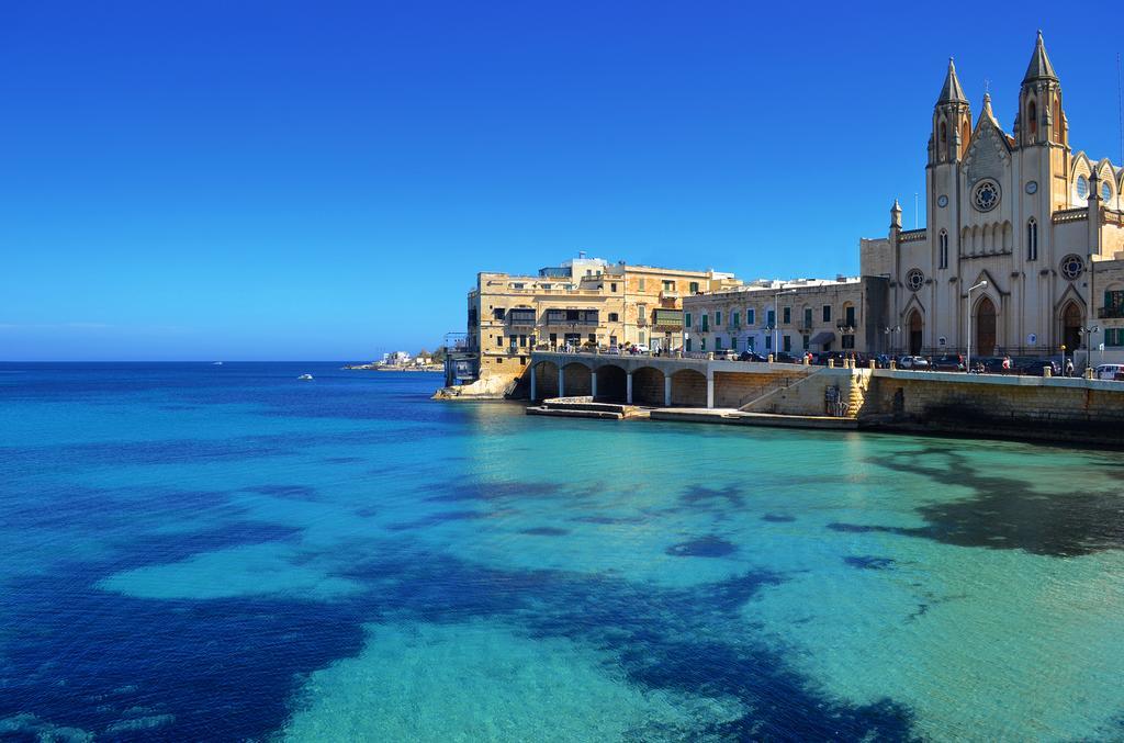 Spinola Bay Top Floor Seafront 3 Bedroom Apartment With Panoramic Sea Views - By Getawaysmalta Saint Julian's Bagian luar foto